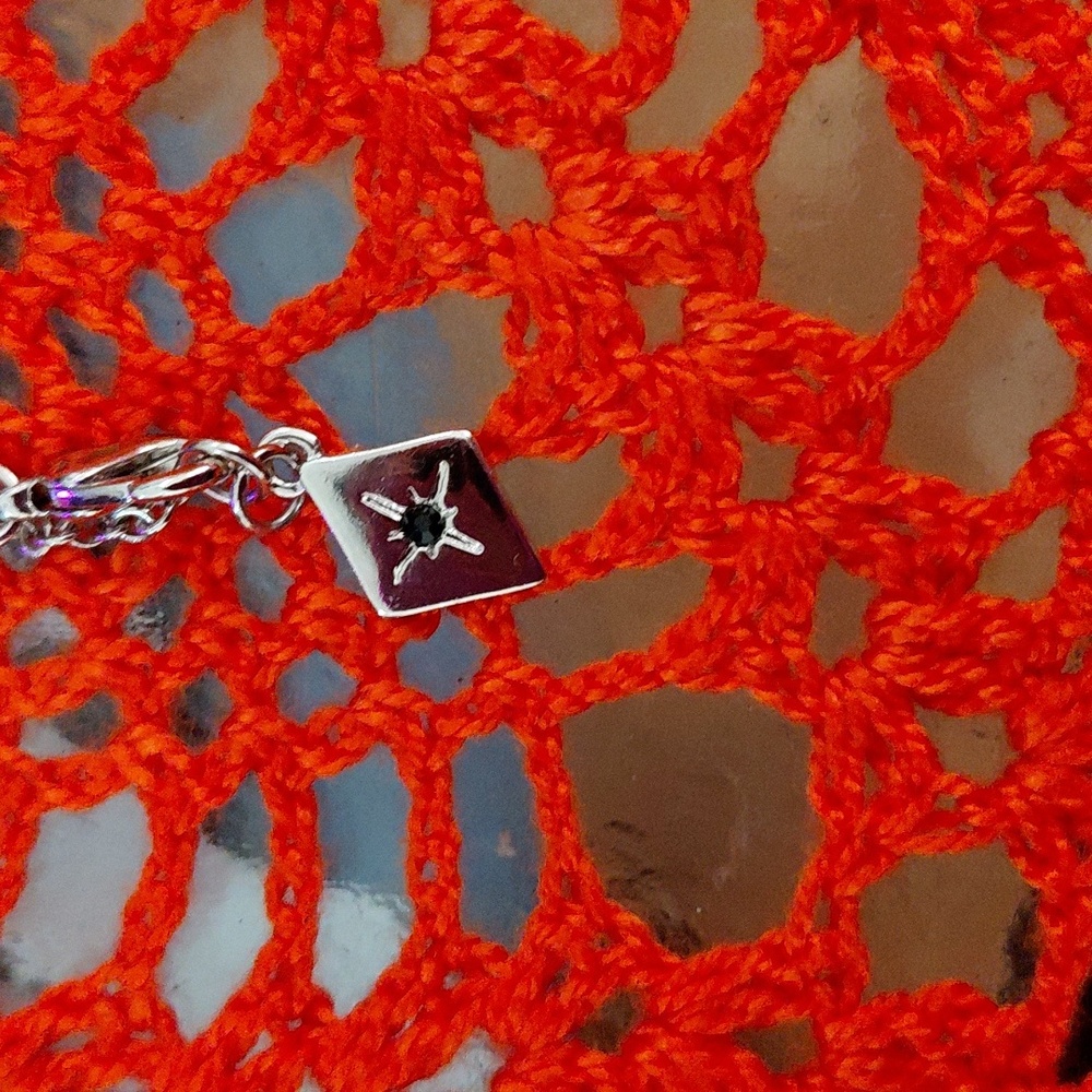 Silver Square Neclace - Picture 4 of 4